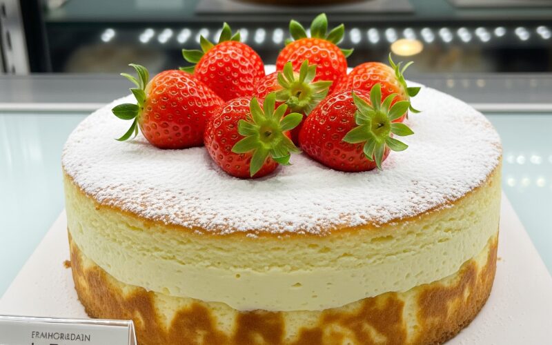 ルタオ本店の美しいケーキ